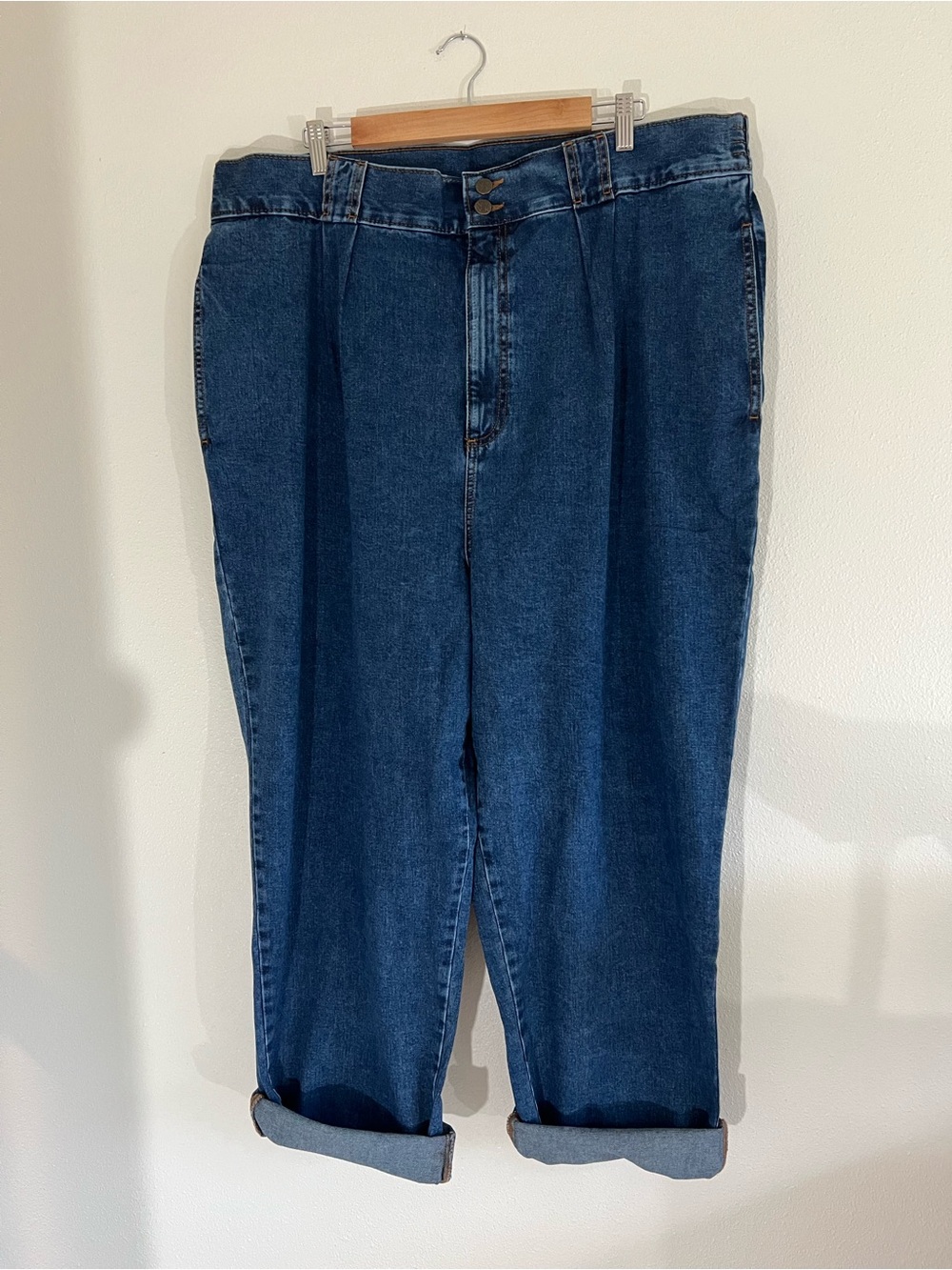 Lucy & Yak Addison High-Rise Dark Blue Denim Jeans